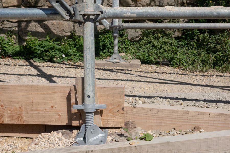 Steel Push Pier Installation in Fleming Island, FL